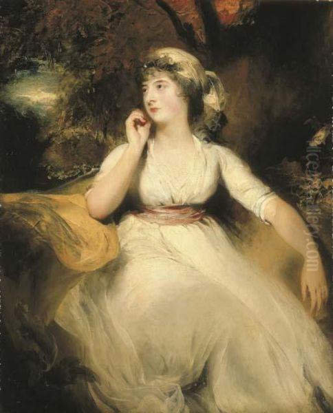 Portrait Of Miss. Selina Peckwell, Later Mrs. Oil Painting by Sir Thomas Lawrence