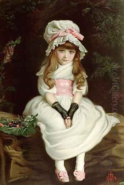 Cherry Ripe 1879 Oil Painting by Sir John Everett Millais