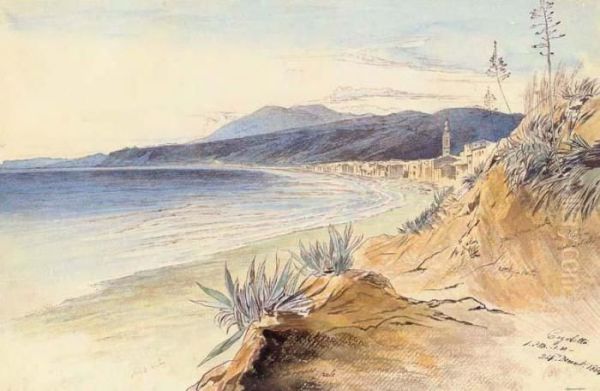 Cogoleto, Italy Oil Painting by Edward Lear