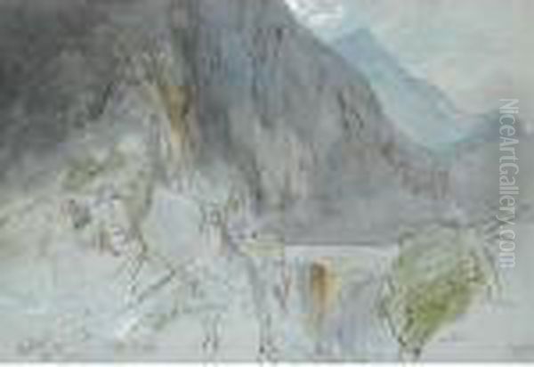 Katholiko Akrotiri, Crete by Edward Lear