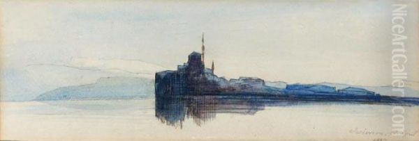 Janina, Greece Oil Painting by Edward Lear