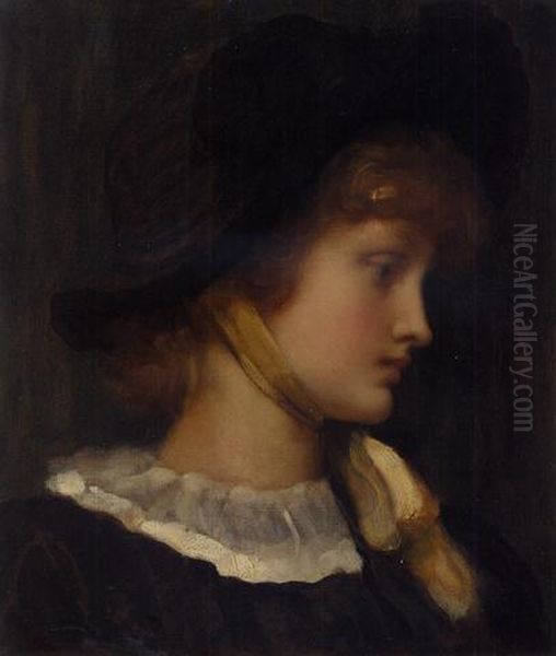 Letty Oil Painting by Frederick Leighton