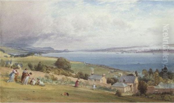 Flushfield At Kilcreggan Oil Painting by William Leighton Leitch