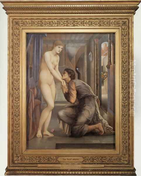 Pygmalion And The Image: IV The Soul Attains Oil Painting by Sir Edward Coley Burne-Jones