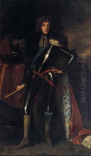 Portrait Of James, Duke Of York, Later King James Ii Oil Painting by Sir Peter Lely