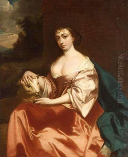 Portrait Of A Lady Oil Painting by Sir Peter Lely