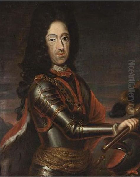 A Portrait Of Willem Iii Oil Painting by Sir Peter Lely