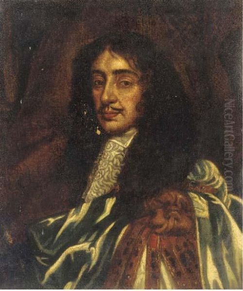 King Charles Ii Oil Painting by Sir Peter Lely