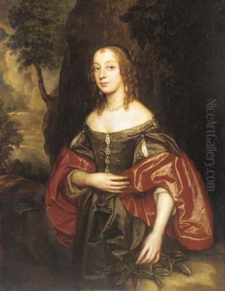 Portrait Of Isabella Chicheley Oil Painting by Sir Peter Lely