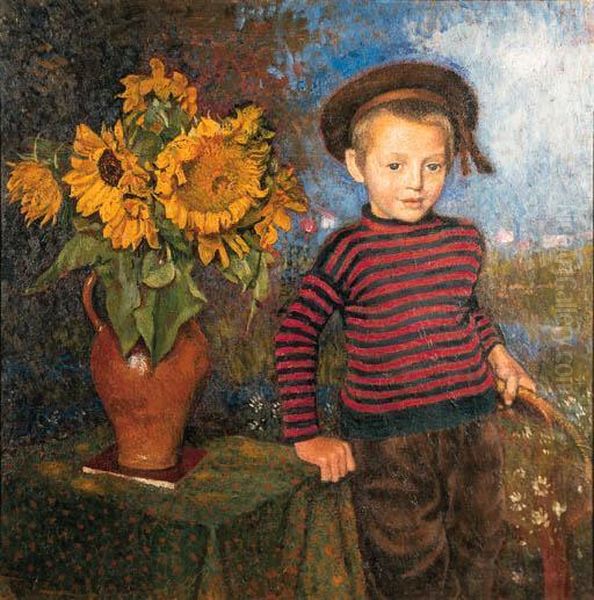 Petit Pierre Oil Painting by Georges Lemmen