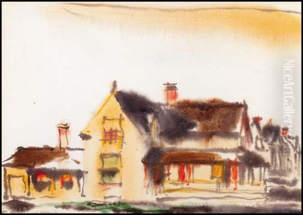 The Painted House I by David Brown Milne