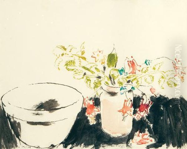 Fools Caps Oil Painting by David Brown Milne