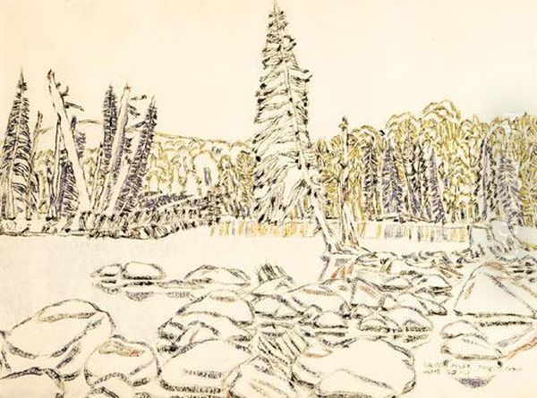 Dead Cedar by David Brown Milne