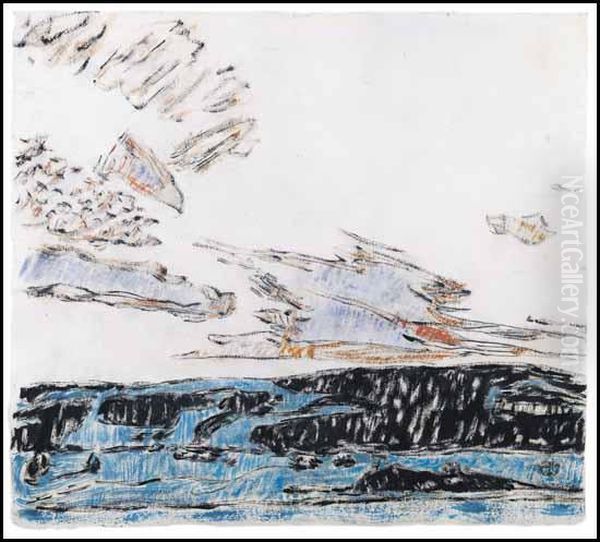 Cloud And Mountain, Boston Corners by David Brown Milne