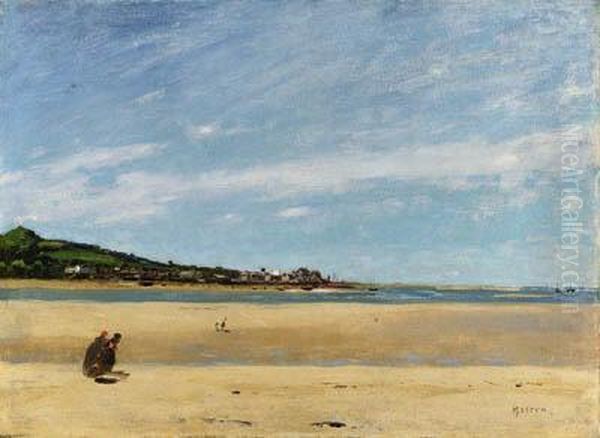 Bideford, North Devon Oil Painting by Thomas E. Mostyn