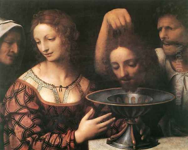 Salome 1527-31 Oil Painting by Bernardino Luini