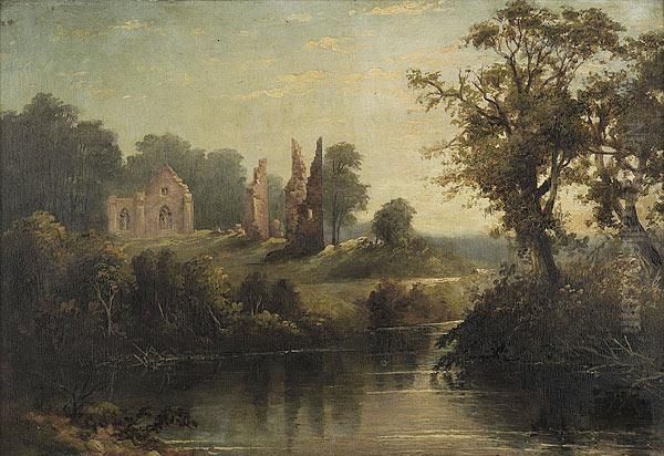 Lincluden Abbey Oil Painting by Alexander Nasmyth