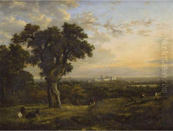 A View Of Windsor Oil Painting by Patrick, Peter Nasmyth