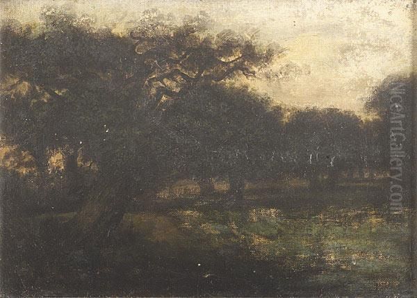 Landscape At Dusk Oil Painting by Patrick, Peter Nasmyth