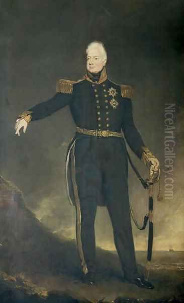 King William IV Oil Painting by John Simpson