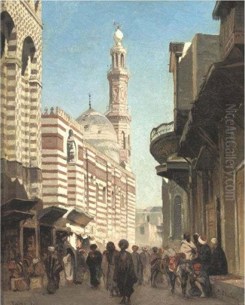 Cairo Oil Painting by Alberto Pasini