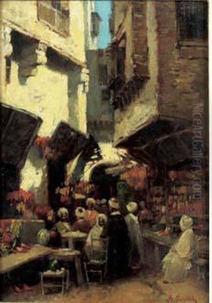 Ecole Italienne Oil Painting by Alberto Pasini