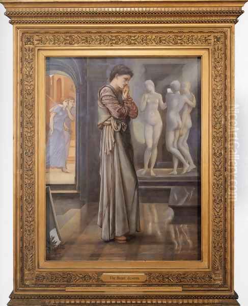 Pygmalion And The Image: I The Heart Desires Oil Painting by Sir Edward Coley Burne-Jones