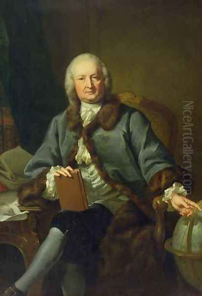 Dr. Schmidt-Capelle, c.1755-60 Oil Painting by Johann Heinrich The Elder Tischbein