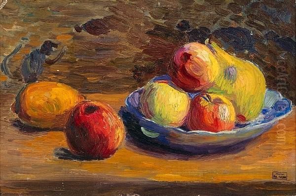 Nature Morte Aux Fruits Oil Painting by Hippolyte Petitjean