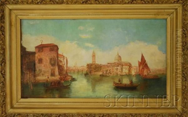 View Of Venice Oil Painting by Alfred Pollentine