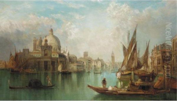 The Grand Canal, Venice Oil Painting by Alfred Pollentine