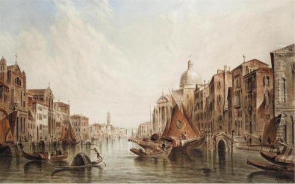 Venice Oil Painting by Alfred Pollentine