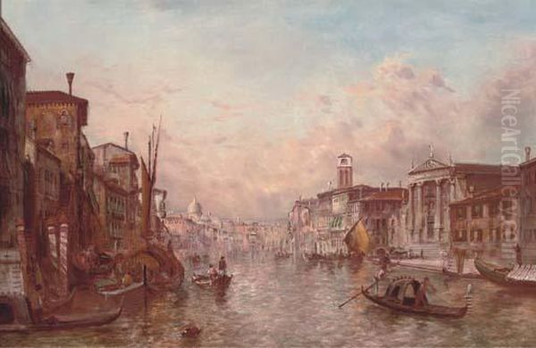 The Grand Canal, Venice Oil Painting by Alfred Pollentine