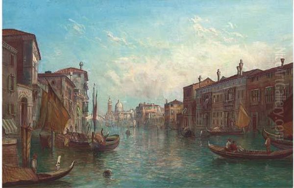 The Grand Canal, Venice Oil Painting by Alfred Pollentine