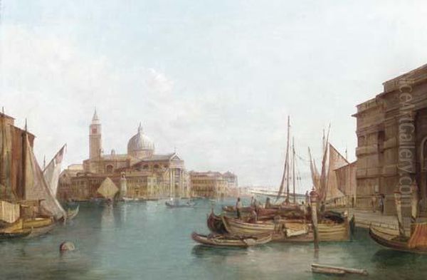 San Giorgio Maggiore, Venice Oil Painting by Alfred Pollentine