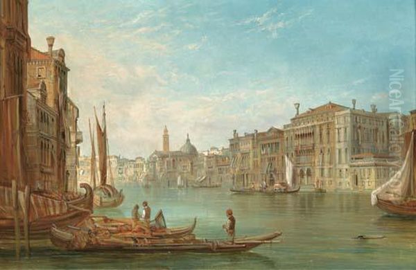 The Grand Canal, Venice Oil Painting by Alfred Pollentine