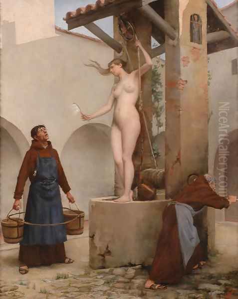 Spirit of the Well Oil Painting by Charles West Cope