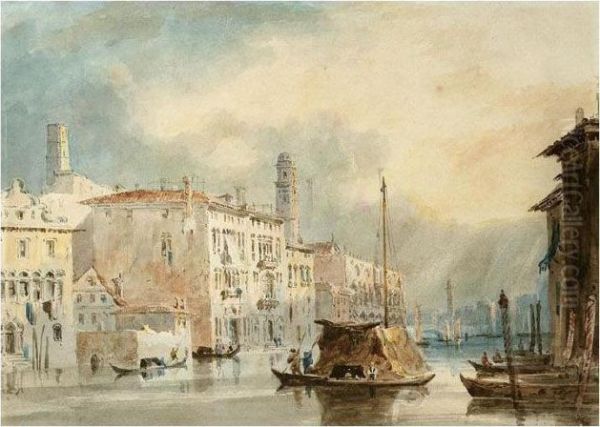 Venice Oil Painting by Samuel Prout