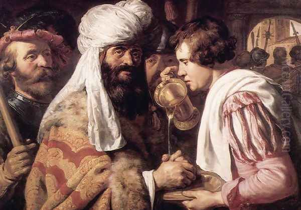 Pilate Washing his Hands I Oil Painting by Jan Lievens