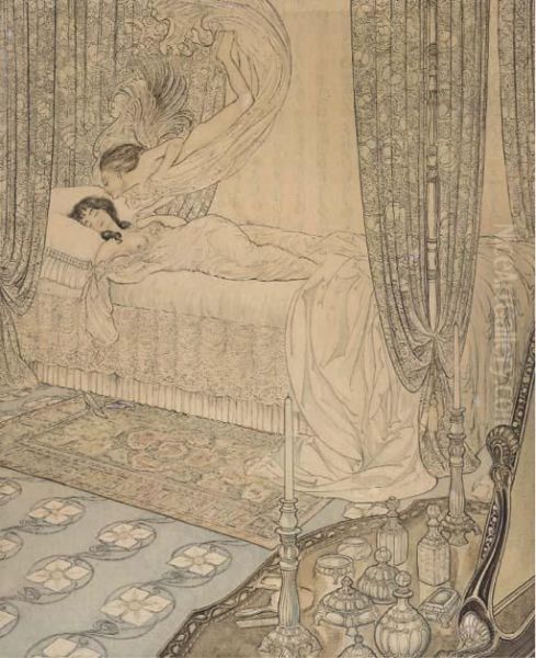 The Awakening Oil Painting by Arthur Rackham