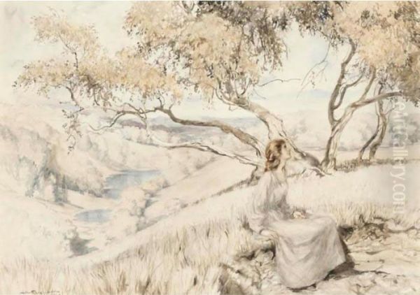 The Song Of The Lark Oil Painting by Arthur Rackham