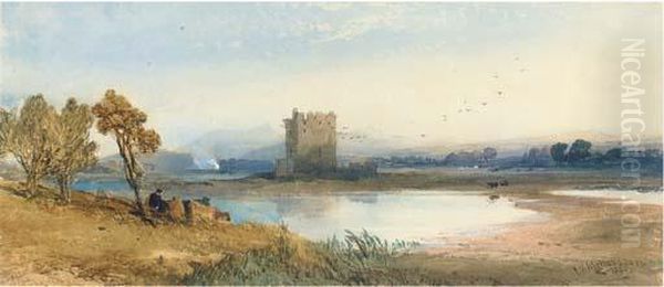 Loch Awe Oil Painting by Thomas Miles Richardson