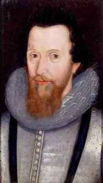 Robert Devereux 2 Oil Painting by Marcus The Younger Gheeraerts