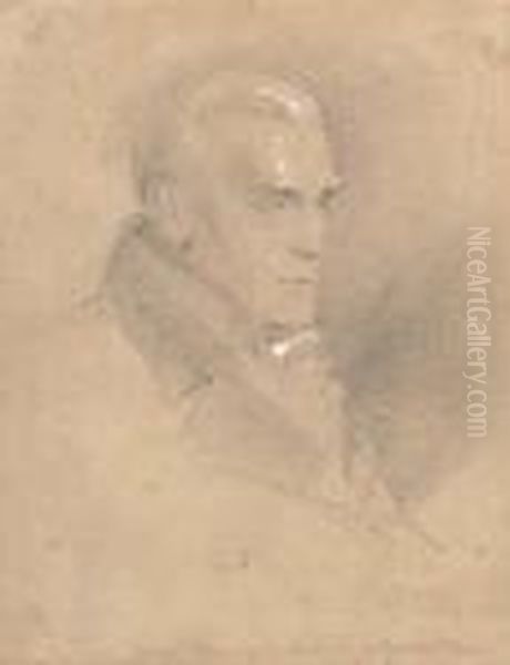 Portrait Of John Scott Oil Painting by George Richmond