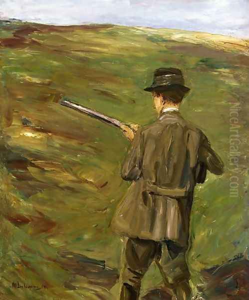 A Hunter in the Dunes Oil Painting by Max Liebermann