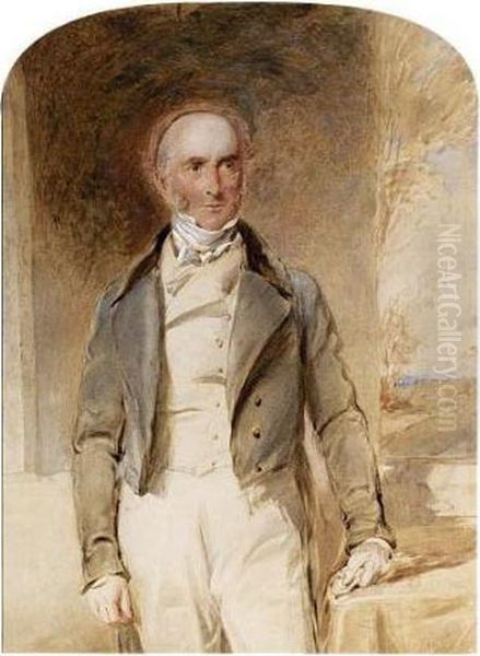 Portrait Of Sir Rowland Hill, K.c.b. Oil Painting by George Richmond