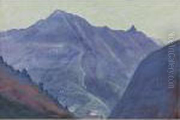 Lahul Oil Painting by Nicolaj Konstantinov Roerich