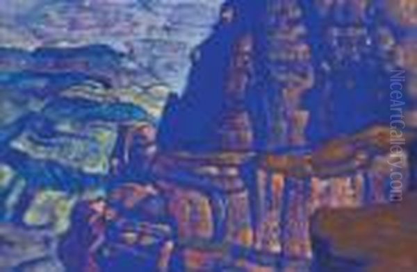 Grand Canyon, Arizona Oil Painting by Nicolaj Konstantinov Roerich