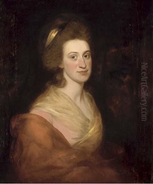 Portrait Of A Lady Oil Painting by George Romney