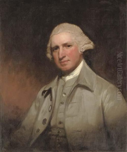 Portrait Of Sir Bankes Jenkinson Oil Painting by George Romney